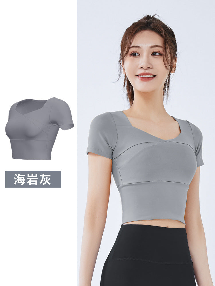 A No Embarrassment Line Yoga Pants Peach Hip Lift Leggings High Waist Belly Sports Naked Yoga Pants Women