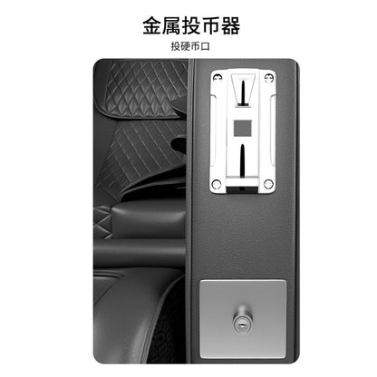 A foreign banknote coin coin coin sharing massage chair