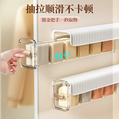 A Underwear and socks storage box wall-mounted