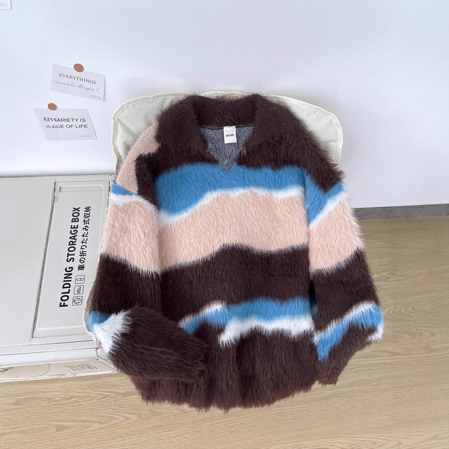 A knit top