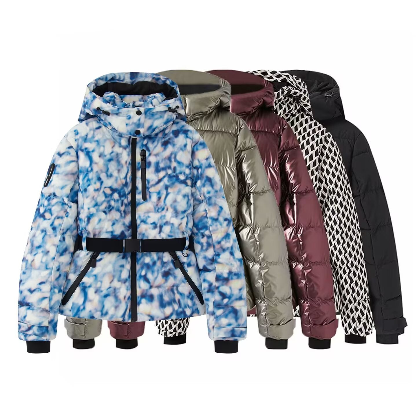 A winter ski jacket