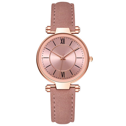 A Amazon wish new belt watch, women colorful face sun pattern quartz watch Women Watches - Mixbatch