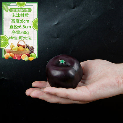 A simulation weighted fruit ornaments window display layout home decoration photography props fruit sakya fruit star fruit