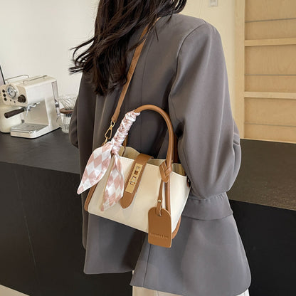 A fashionable portable bucket bag woman - Mixbatch