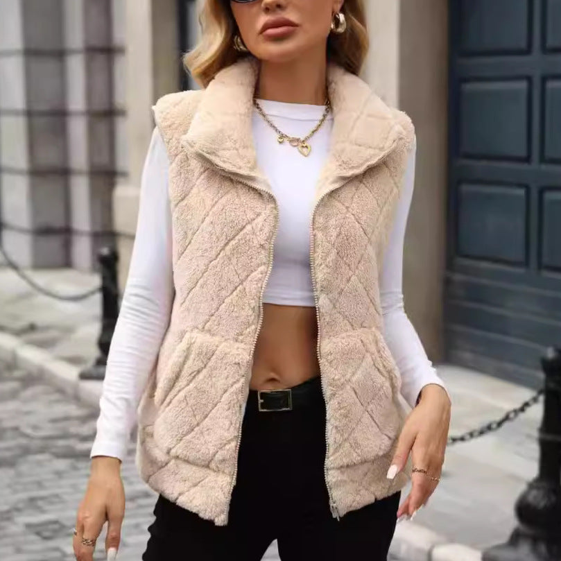 A plush vest
