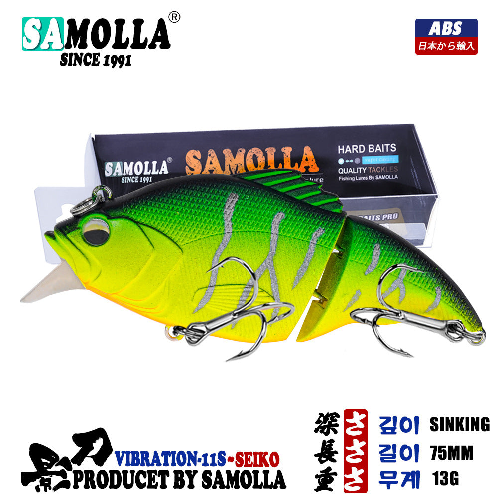 A Realistic Multi-section Swimbait  Slow Sinking