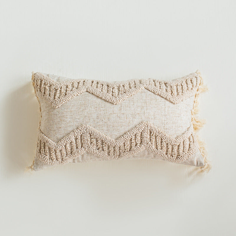 A throw pillow pillowcase