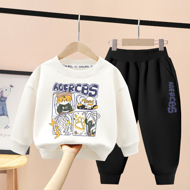 A children's sweater set
