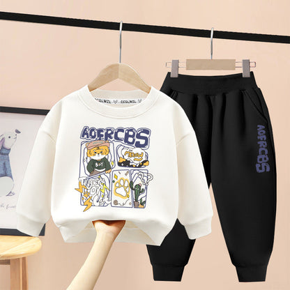 A children's sweater set