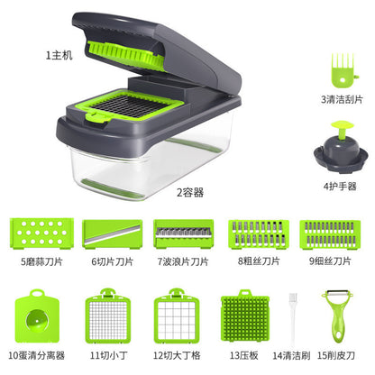 A multifunctional vegetable cutter kitchen supplies