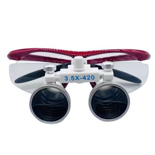 A Dental mouth 2.5 times 3.5 times eyeglass surgery Binocular magnifying glass ENT surgery Microsurgery