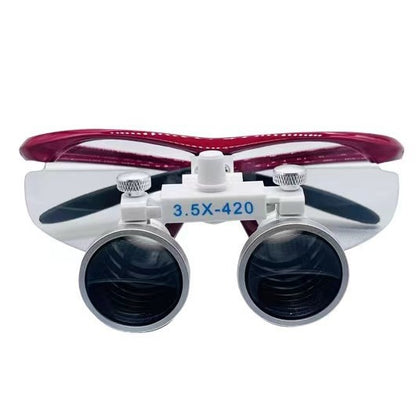 A Dental mouth 2.5 times 3.5 times eyeglass surgery Binocular magnifying glass ENT surgery Microsurgery