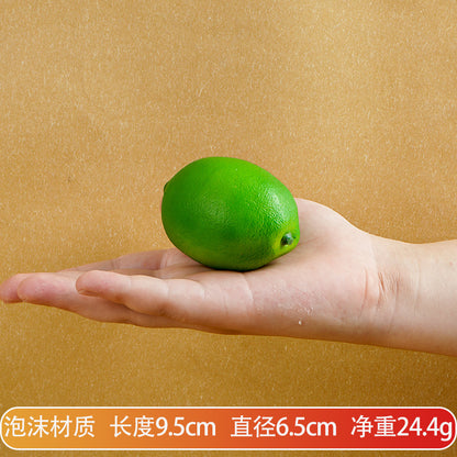 A Simulated fruits, fake fruits, apples, oranges, oranges, models, plastic decorations, ornaments, shooting props, children's teaching aids
