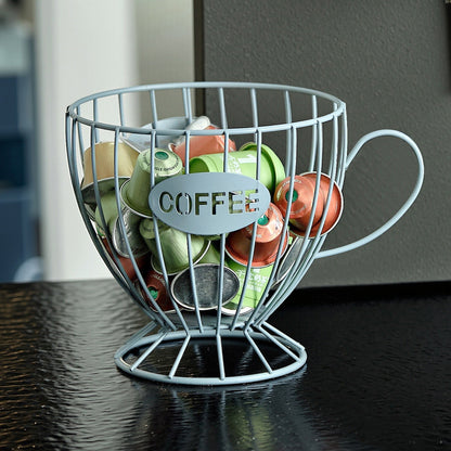 A modern Nordic style creative metal fruit plate household fruit plate fruit basket tea snack fruit storage basket