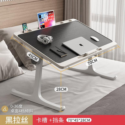 A folding table, bedroom, bay window, desk, household foldable table, dormitory bed table, lazy bed, balcony small storage