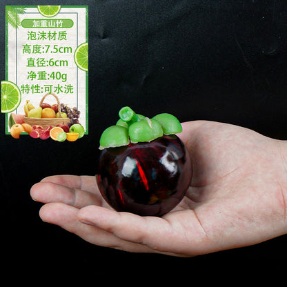 A simulation weighted fruit ornaments window display layout home decoration photography props fruit sakya fruit star fruit