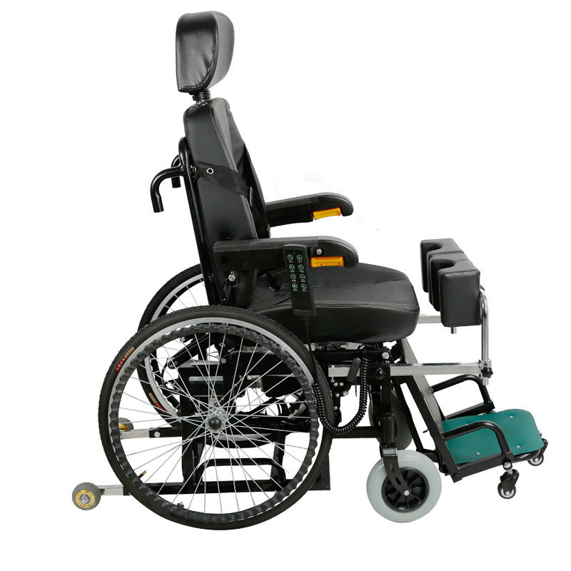 A fully electric wheelchair standing wheelchair