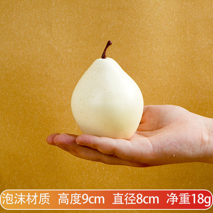A Simulated fruits, fake fruits, apples, oranges, oranges, models, plastic decorations, ornaments, shooting props, children's teaching aids