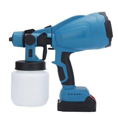 A Lithium battery portable electric paint spray gun latex paint sprayer high atomization power tool painting artifact