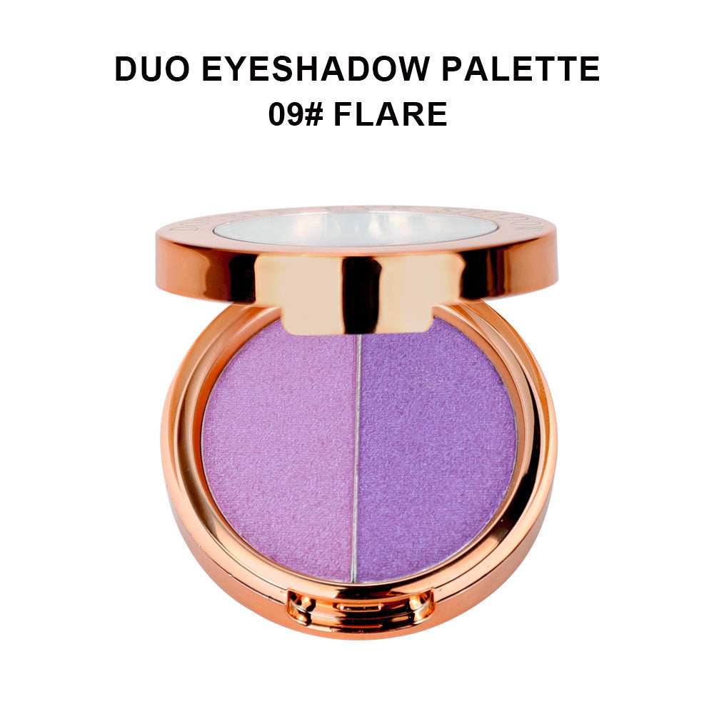 A two color eyeshadow —— Customizable logo MOQ 100 pieces