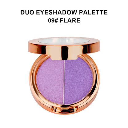 A two color eyeshadow —— Customizable logo MOQ 100 pieces