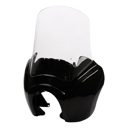 A suitable for Harley Dana modified retro headlight hood windshield front car headlight fairing 07-17