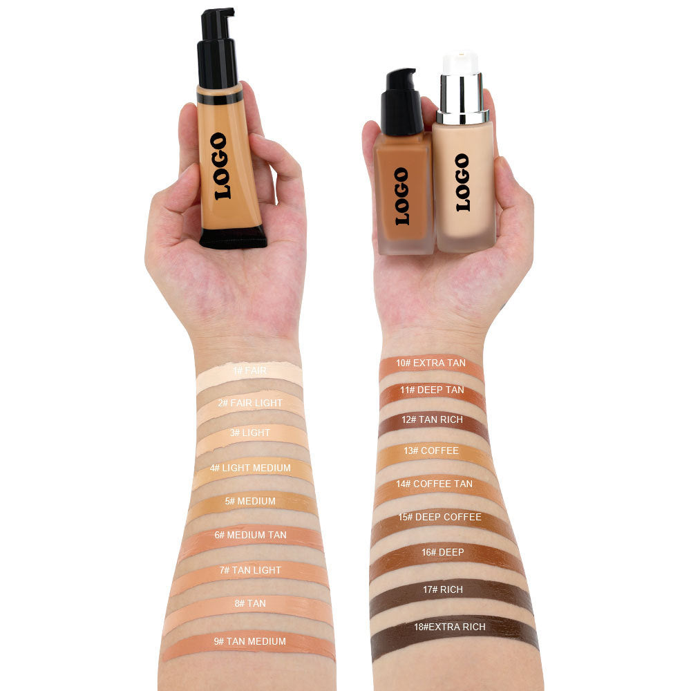 A concealer foundation —— Customizable logo MOQ 100 pieces