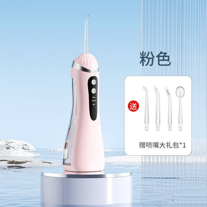 A tooth flusher portable water floss
