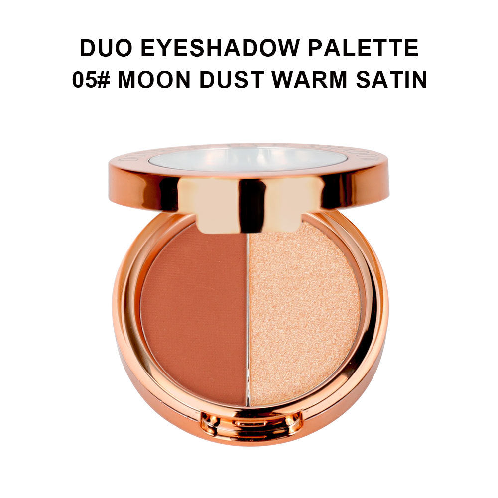 A two color eyeshadow —— Customizable logo MOQ 100 pieces