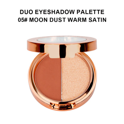 A two color eyeshadow —— Customizable logo MOQ 100 pieces