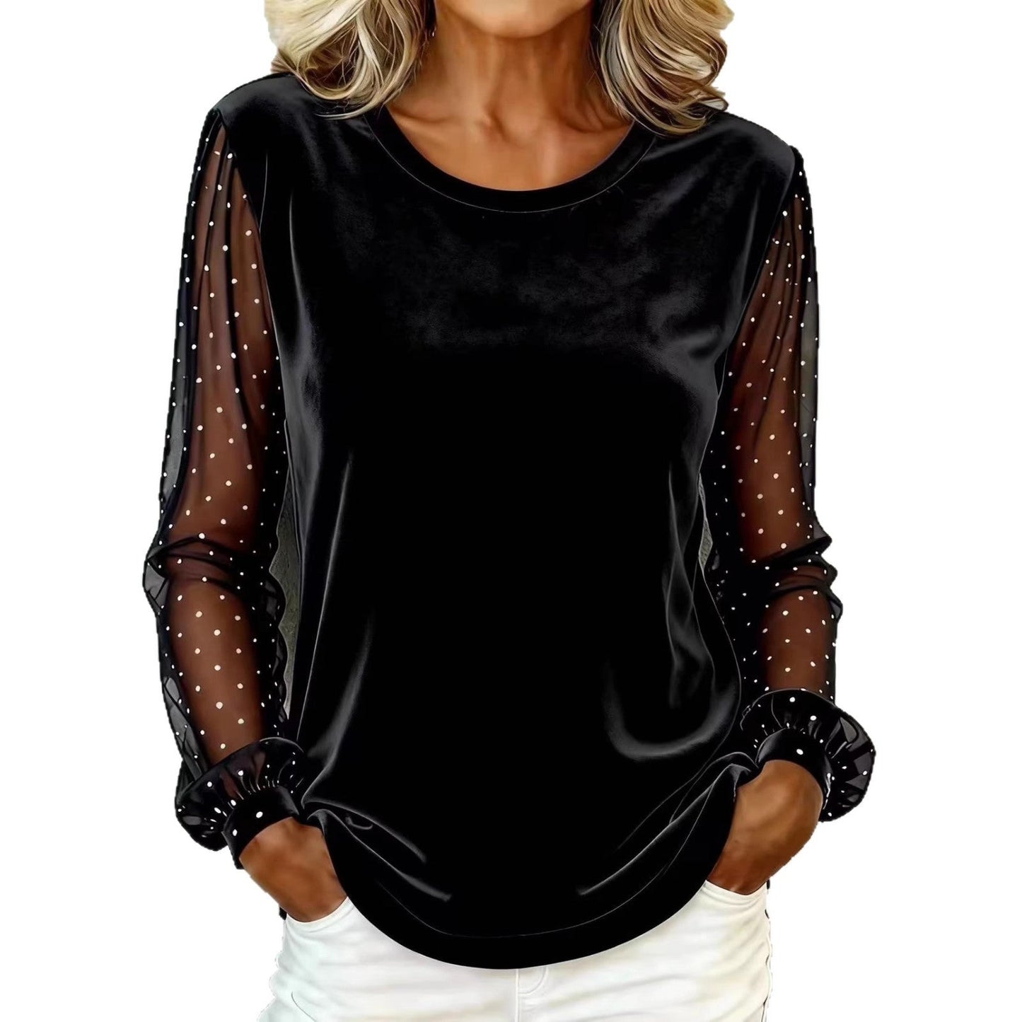 A Women's Long Sleeve Top