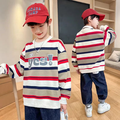 A children's long-sleeved top