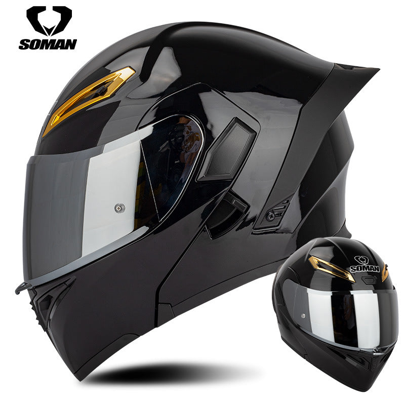 A locomotive helmet