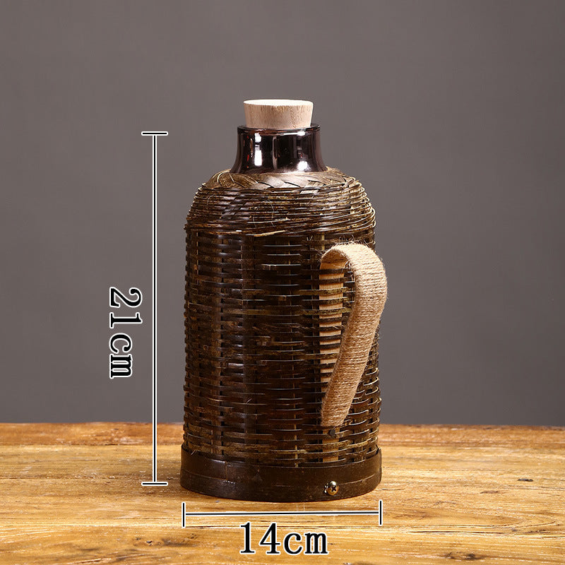 A bamboo kettle