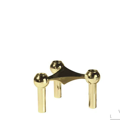 A tripod candlestick alloy decorative ornament