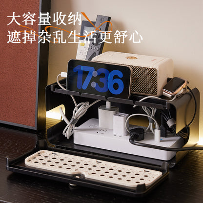 A Power cable Data cable Finishing box
