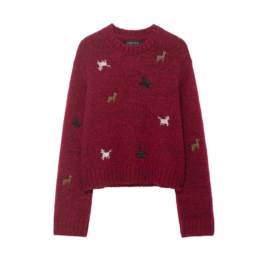 A turtleneck knit