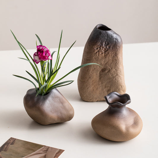 A ceramic vase ornament