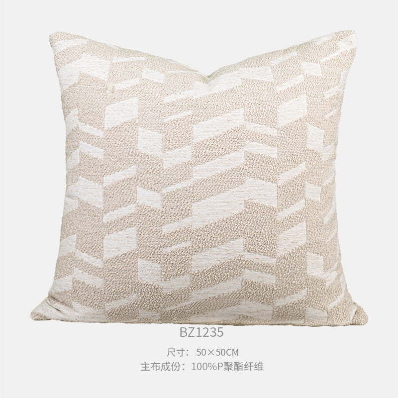 A throw pillow