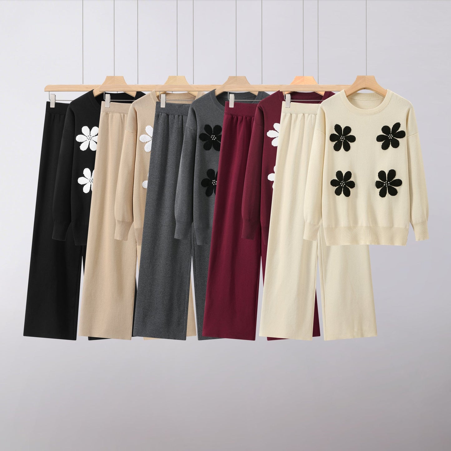 A two-piece knitted set
