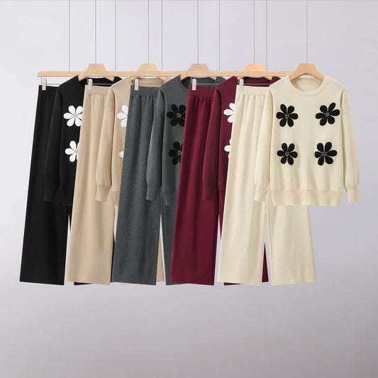 A two-piece knitted set