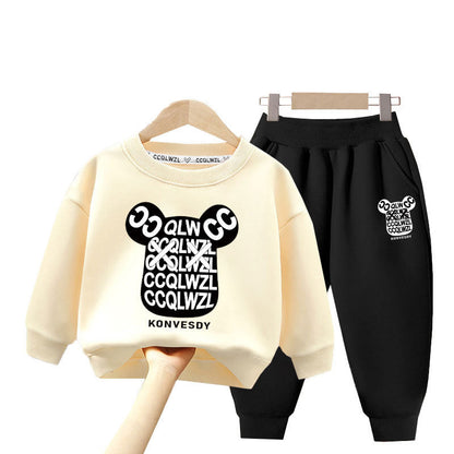 A children's sweater set