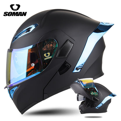 A locomotive helmet