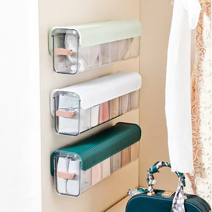 A Underwear and socks storage box wall-mounted