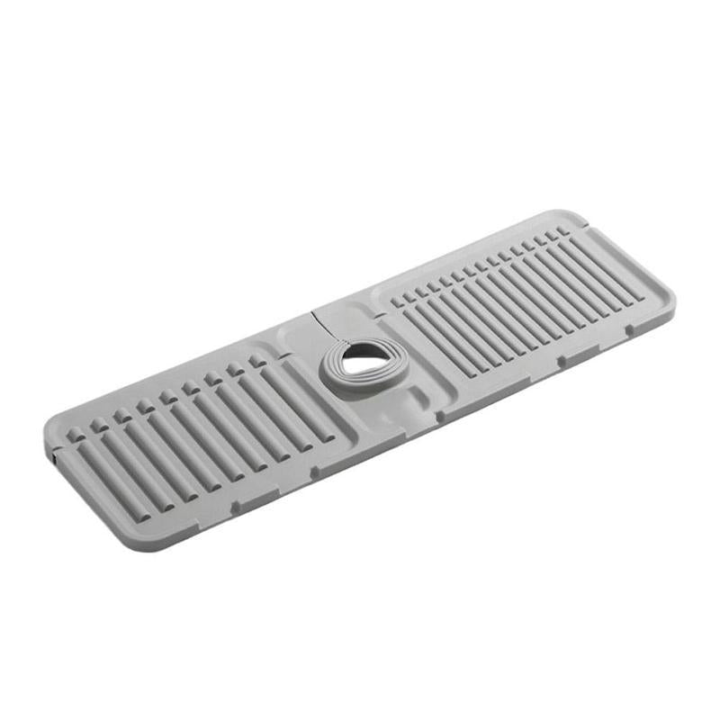 A faucet drain pad splash-proof silicone