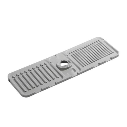 A faucet drain pad splash-proof silicone