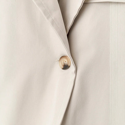 A trench midi length coat