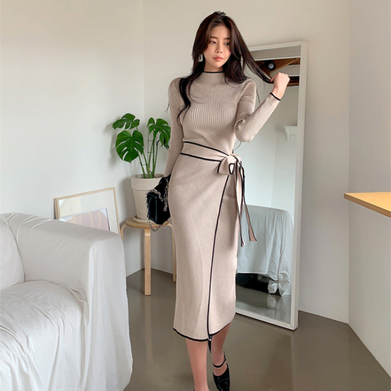 A knitted dress