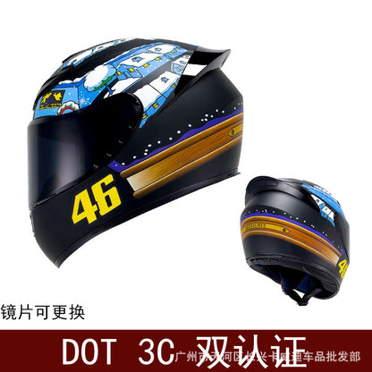 A locomotive helmet