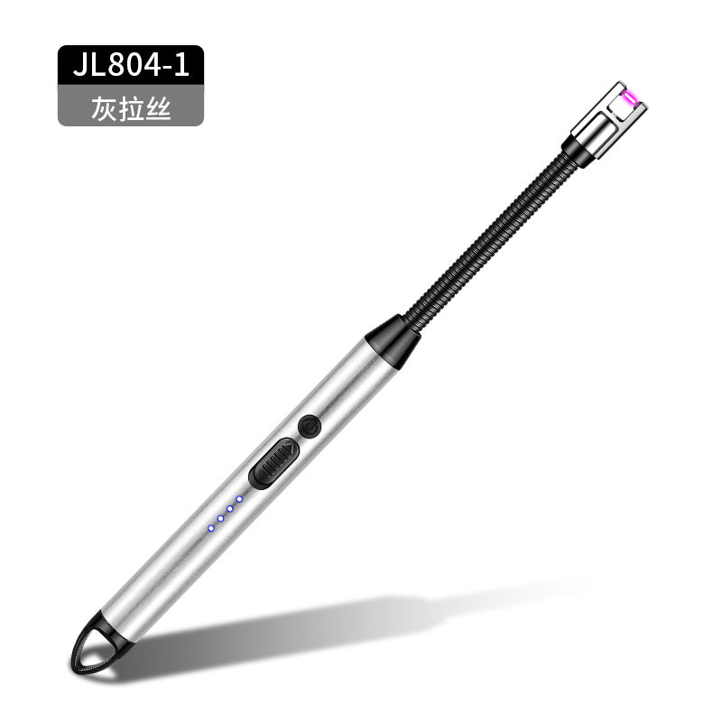 A JL804 factory direct sales rechargeable cigarette lighter aromatherapy gas natural gas stove USB arc kitchen ignition gun